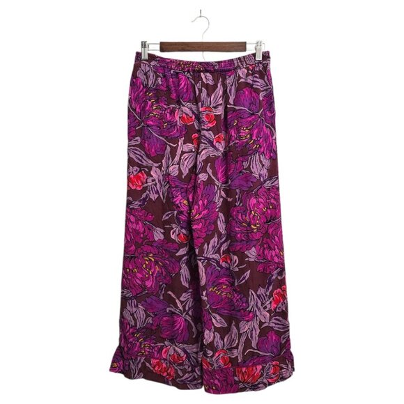 Anthropologie Vibrant Floral Pajama Pants - Picture 4 of 8